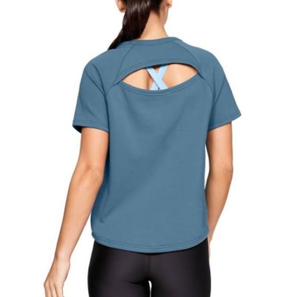 NWT Under Armour Terry Running Top, Thunder